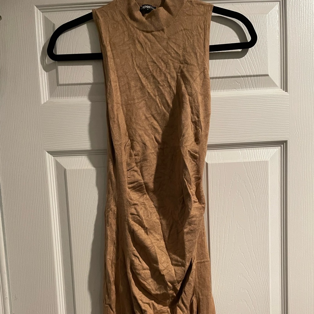 Camel colored express  dress